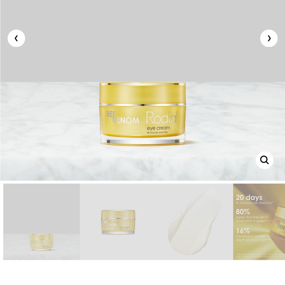 Rodial Bee Venom Eye Cream - Luxurious Gold